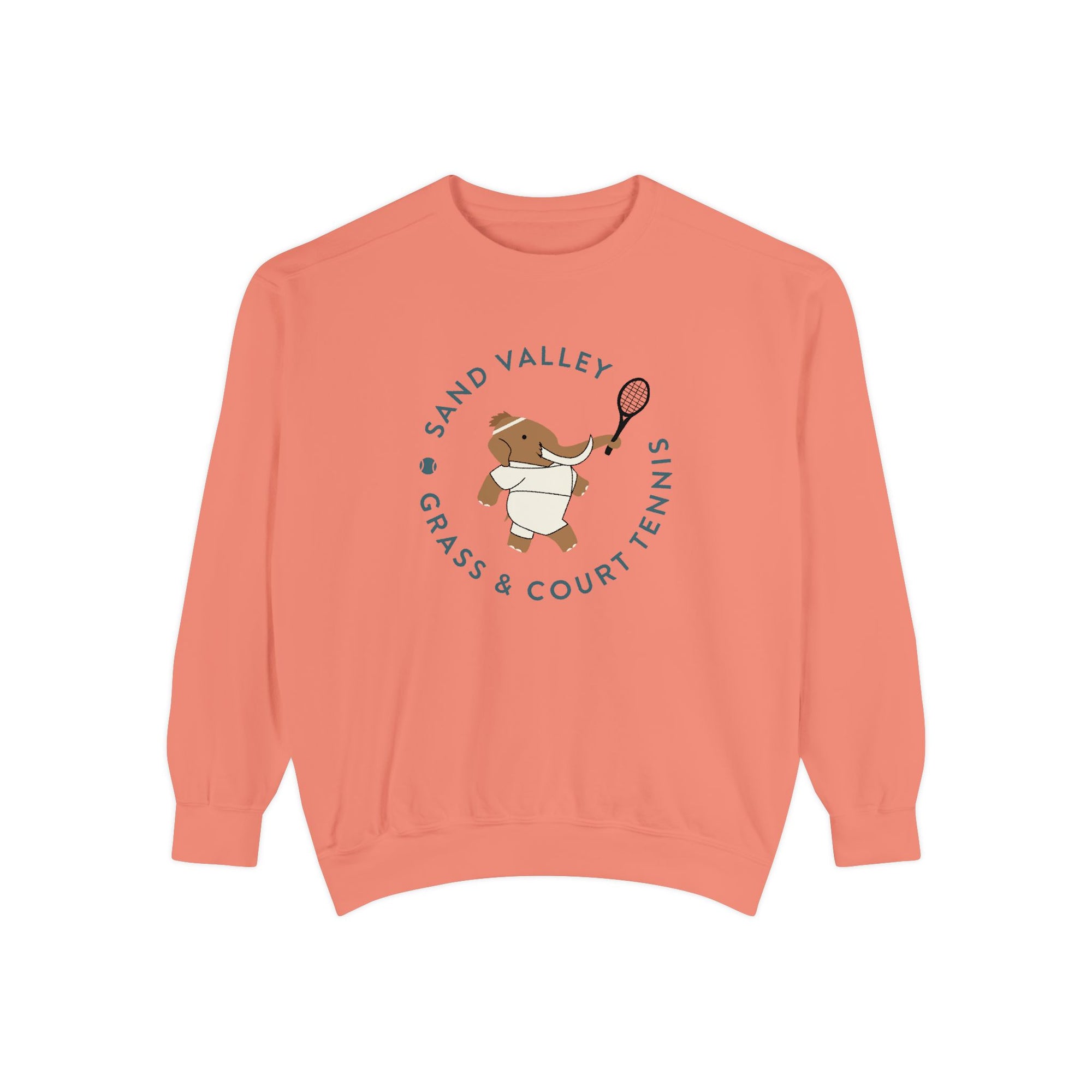 Grass and Court Unisex Garment-Dyed Sweatshirt