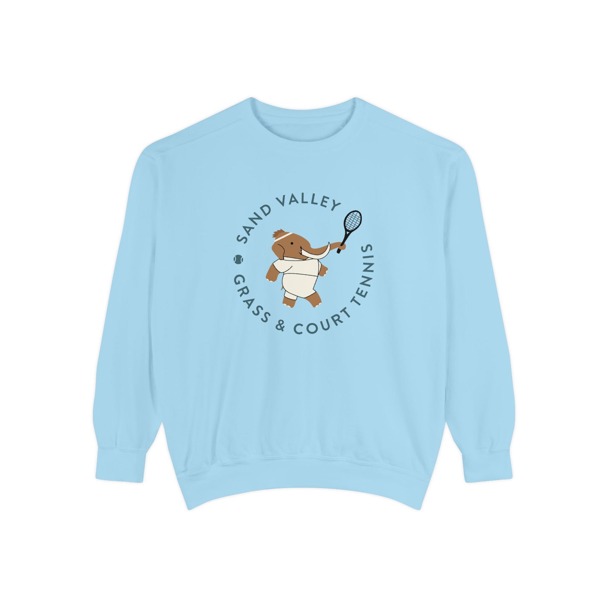 Grass and Court Unisex Garment-Dyed Sweatshirt