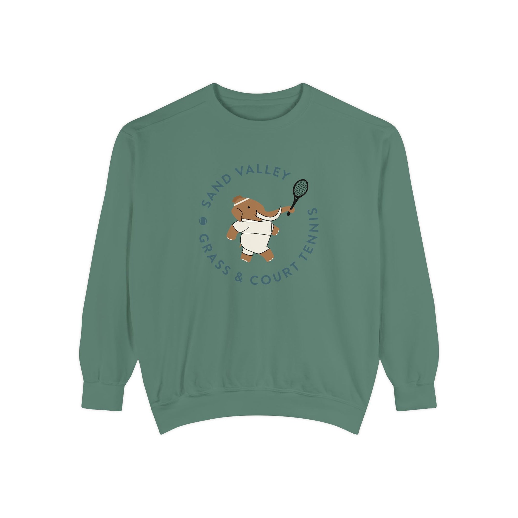 Grass and Court Unisex Garment-Dyed Sweatshirt