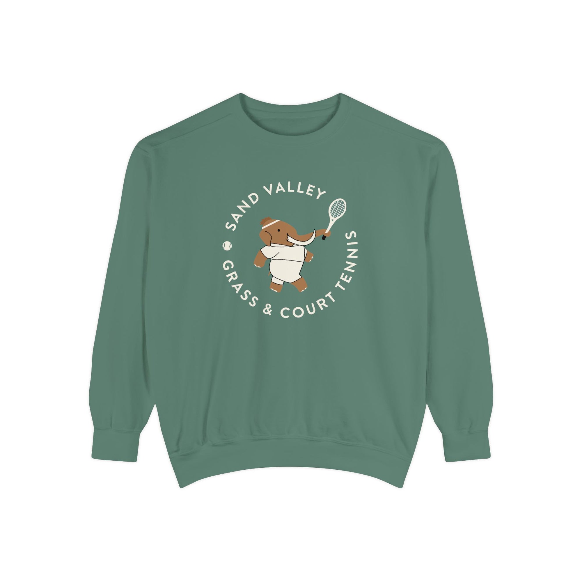 Grass and Court Unisex Garment-Dyed Sweatshirt