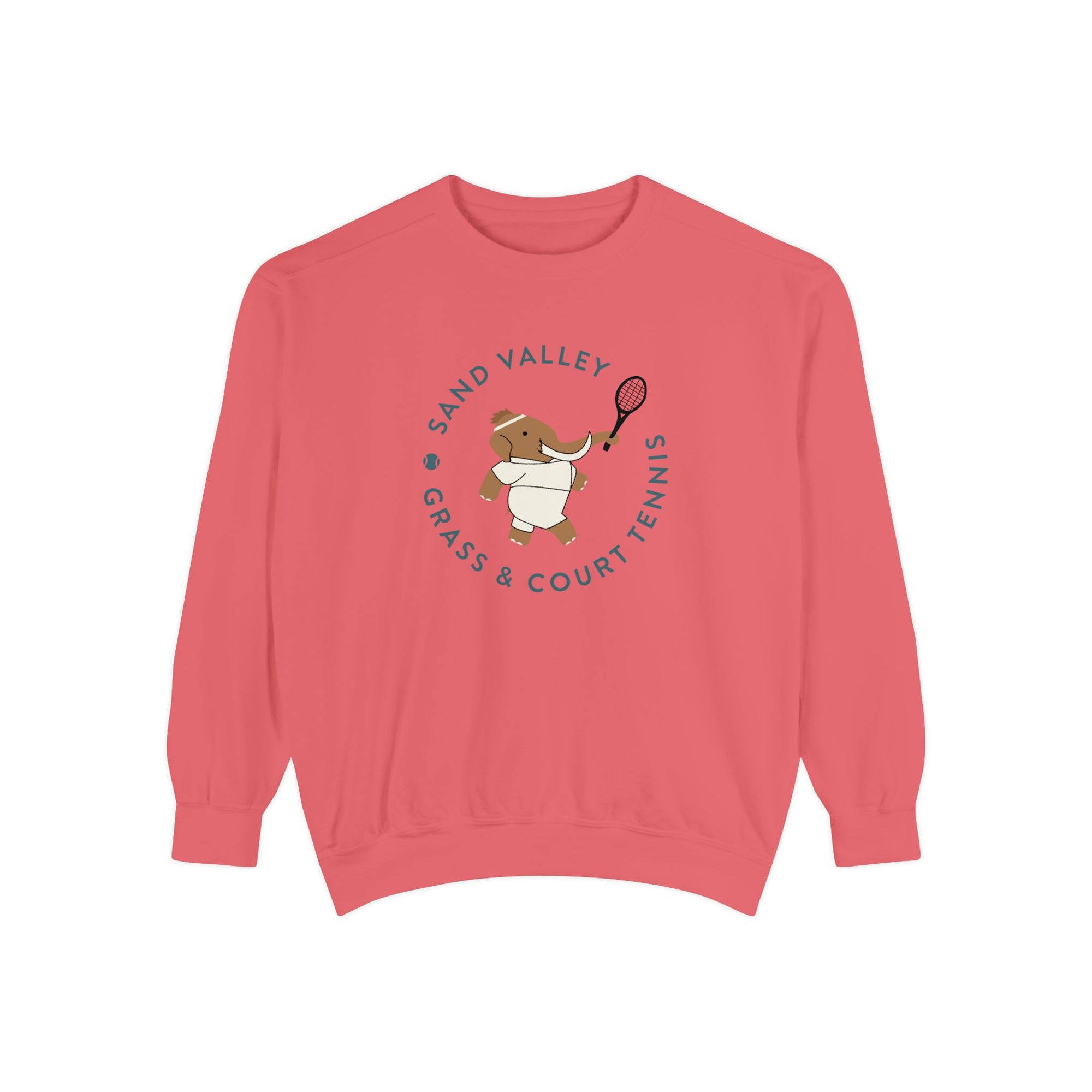 Grass and Court Unisex Garment-Dyed Sweatshirt