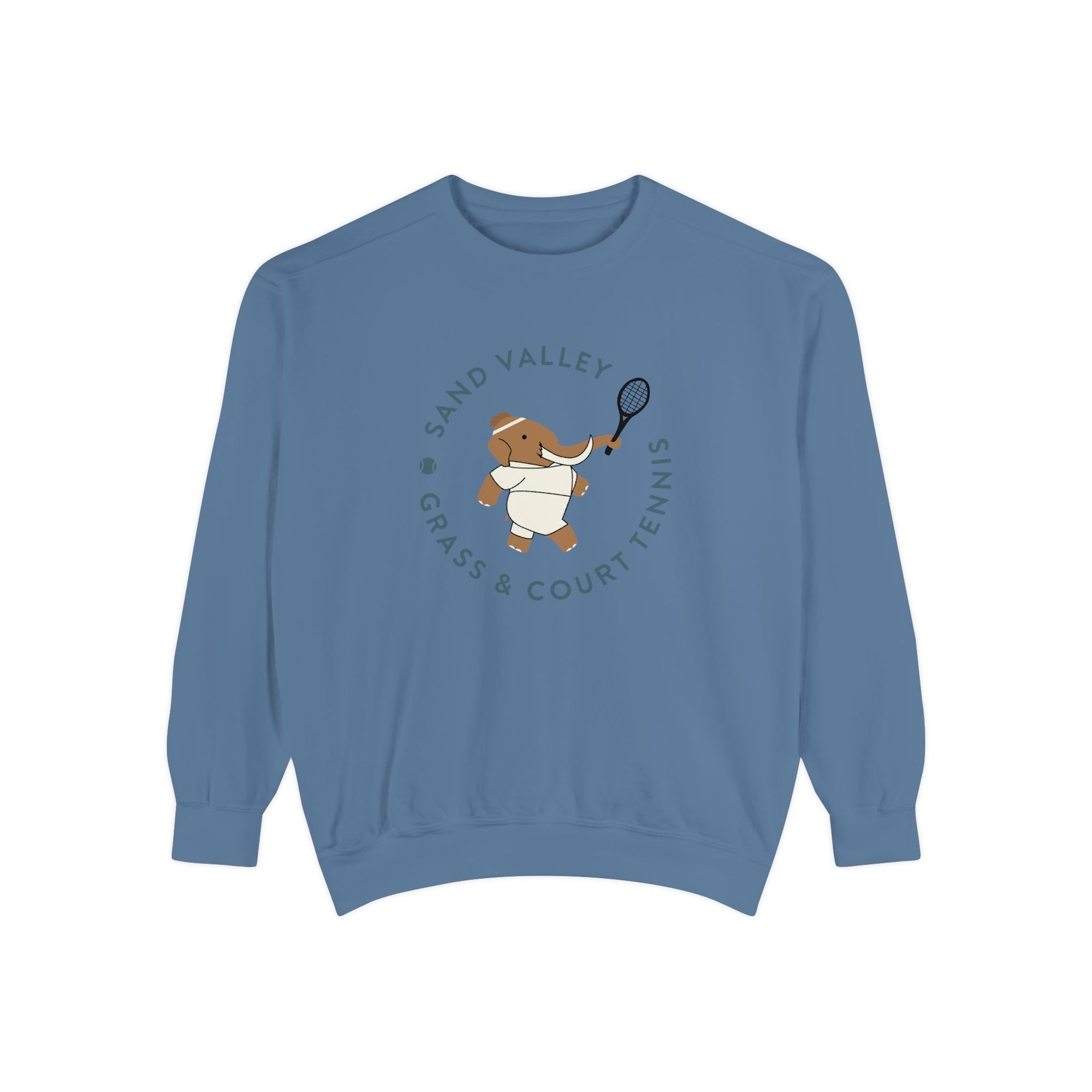 Grass and Court Unisex Garment-Dyed Sweatshirt